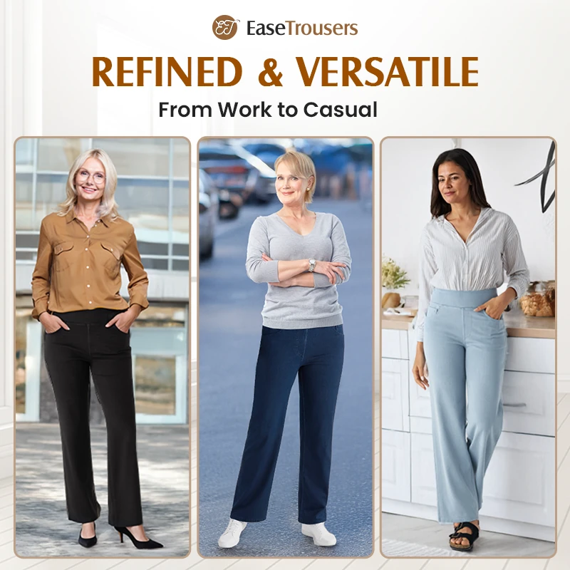 High-Waist Wide Leg Pants with Pockets