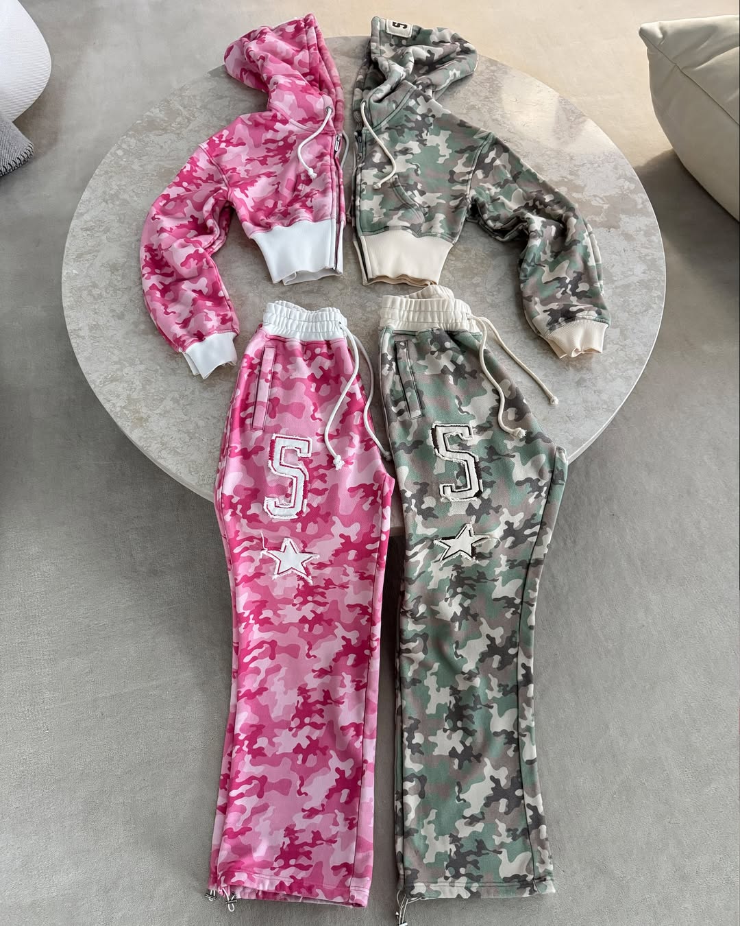 Trendy Camo Tracksuit Sets