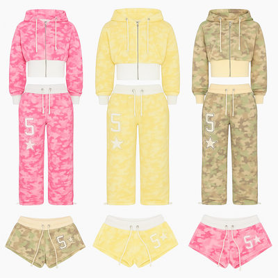 Trendy Camo Tracksuit Sets