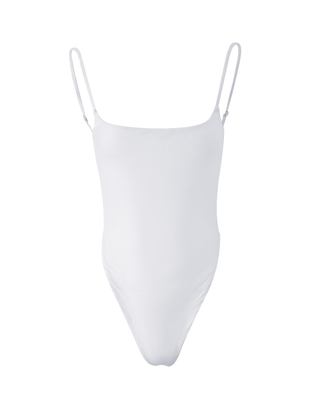 Backless High-Cut Bodysuit