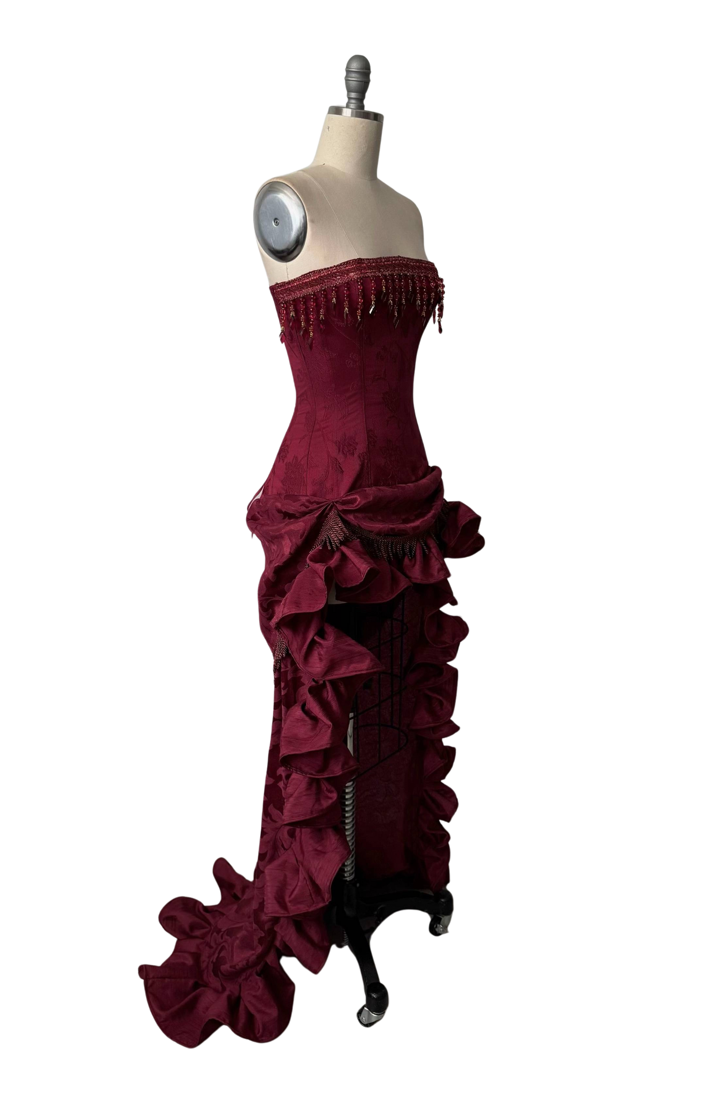 Midnight red dress