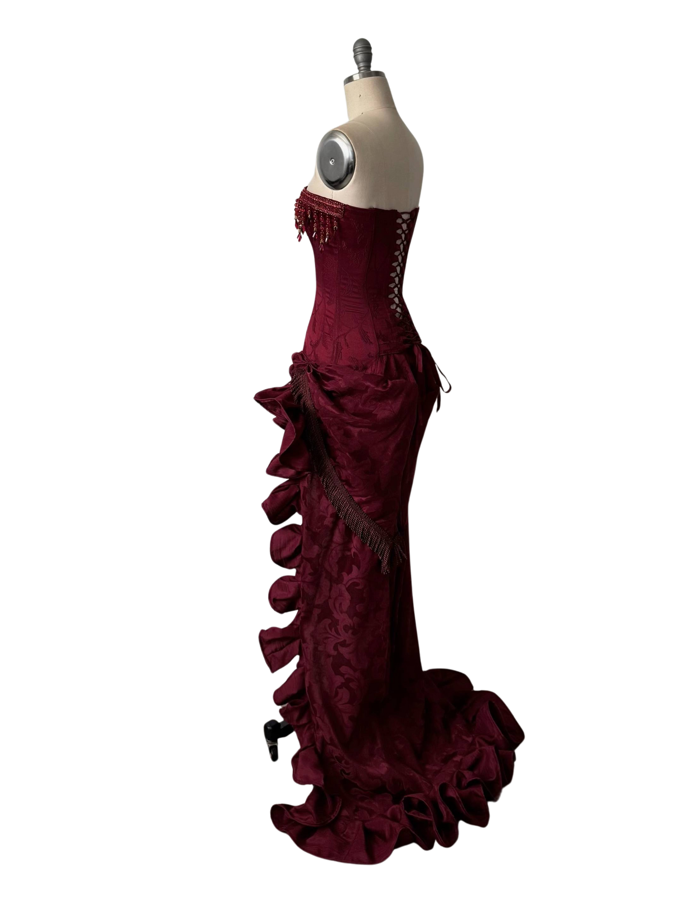 Midnight red dress