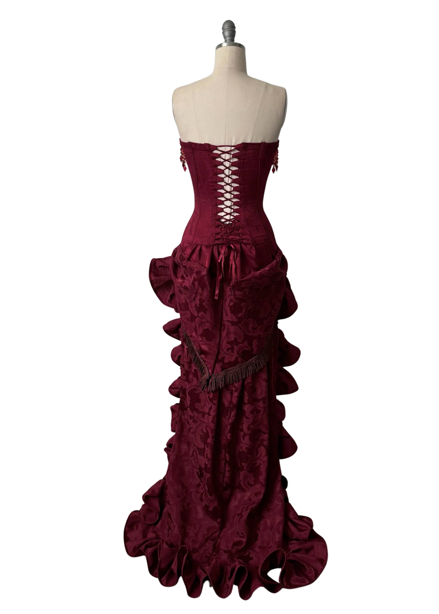 Midnight red dress