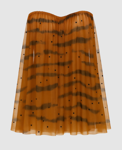 Tiger Mesh Mini Dress